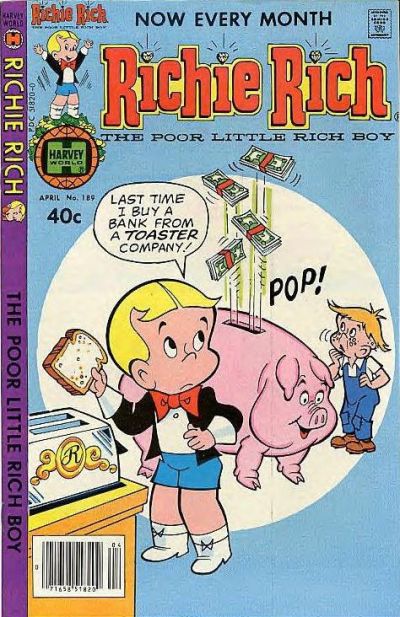 Cover for Richie Rich (Harvey, 1960 series) #189