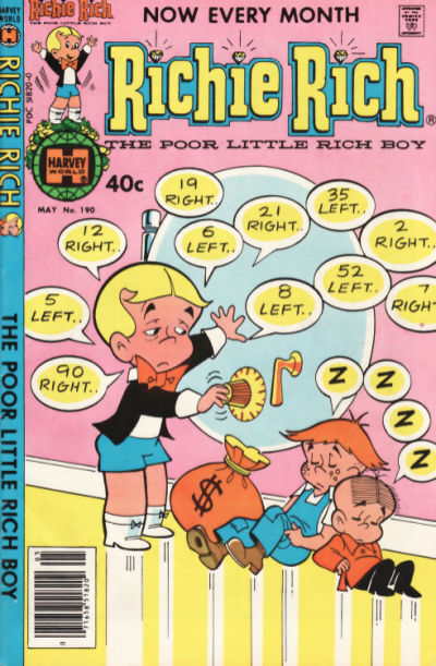 Cover for Richie Rich (Harvey, 1960 series) #190