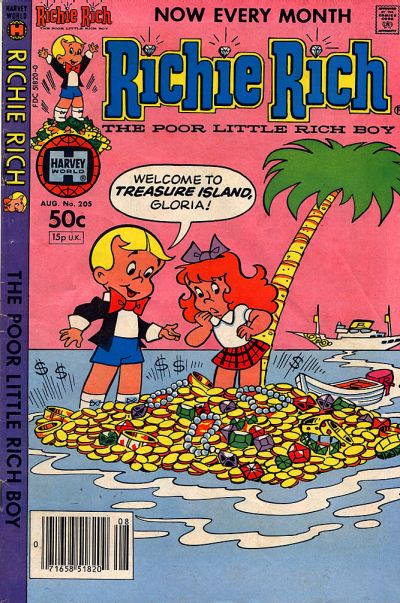 Cover for Richie Rich (Harvey, 1960 series) #205