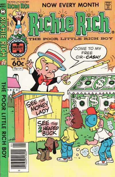 Cover for Richie Rich (Harvey, 1960 series) #210
