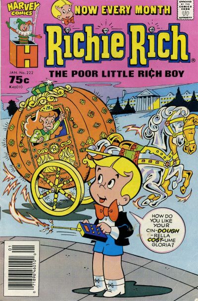 Cover for Richie Rich (Harvey, 1960 series) #222
