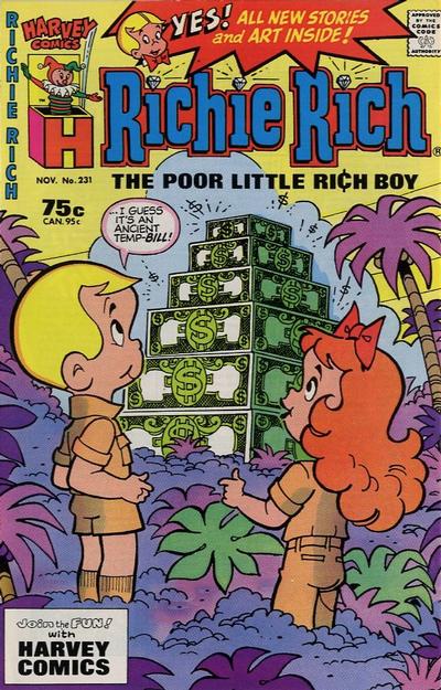 Cover for Richie Rich (Harvey, 1960 series) #231