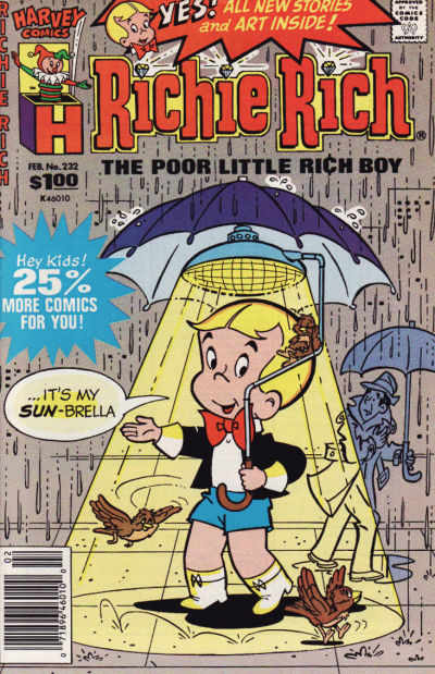 Cover for Richie Rich (Harvey, 1960 series) #232