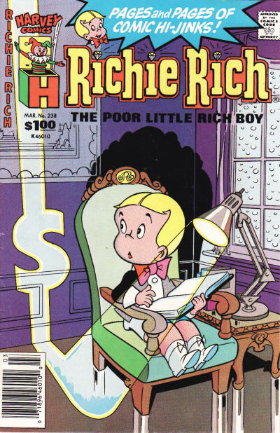 Cover for Richie Rich (Harvey, 1960 series) #238 [Newsstand]