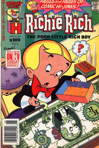 Cover for Richie Rich (Harvey, 1960 series) #247 [Newsstand]