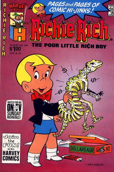 Cover for Richie Rich (Harvey, 1960 series) #249