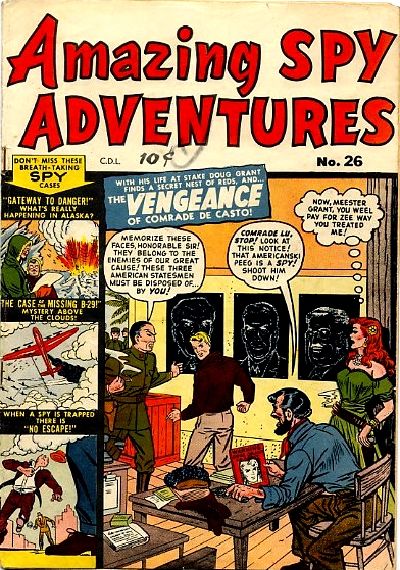Cover for Amazing Spy Adventures (Bell Features, 1951 series) #26