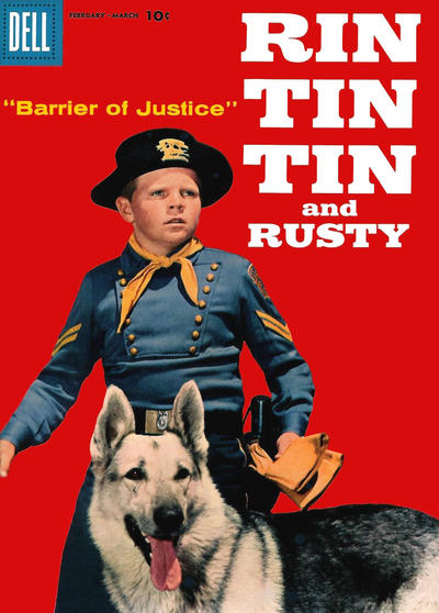 Cover for Rin Tin Tin and Rusty (Dell, 1957 series) #23