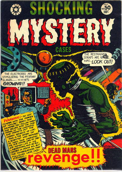 Cover for Shocking Mystery Cases (Star Publications, 1952 series) #50
