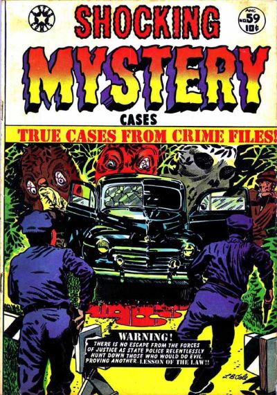 Cover for Shocking Mystery Cases (Star Publications, 1952 series) #59