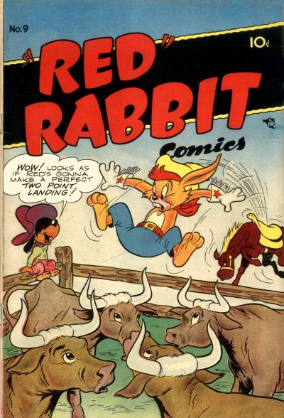 Cover for "Red" Rabbit Comics (Dearfield Publishing Co., 1947 series) #9
