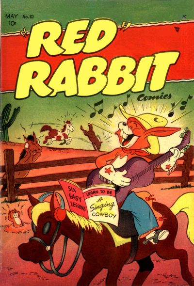 Cover for "Red" Rabbit Comics (Dearfield Publishing Co., 1947 series) #10