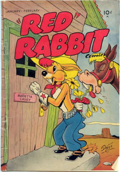 Cover for "Red" Rabbit Comics (Dearfield Publishing Co., 1947 series) #14
