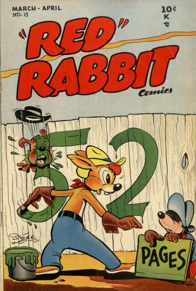 Cover for "Red" Rabbit Comics (Dearfield Publishing Co., 1947 series) #15