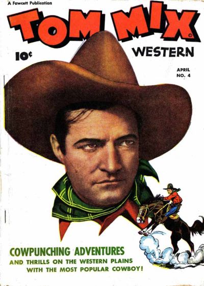 Cover for Tom Mix Western (Fawcett, 1948 series) #4