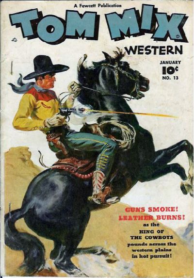 Cover for Tom Mix Western (Fawcett, 1948 series) #13