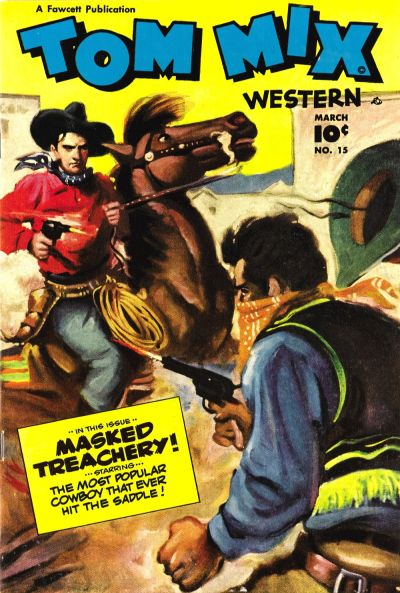 Cover for Tom Mix Western (Fawcett, 1948 series) #15