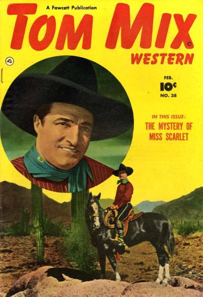 Cover for Tom Mix Western (Fawcett, 1948 series) #38