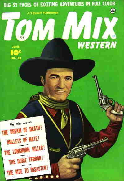 Cover for Tom Mix Western (Fawcett, 1948 series) #42