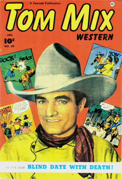 Cover for Tom Mix Western (Fawcett, 1948 series) #49