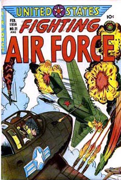 Cover for U.S. Fighting Air Force (Superior, 1952 series) #21