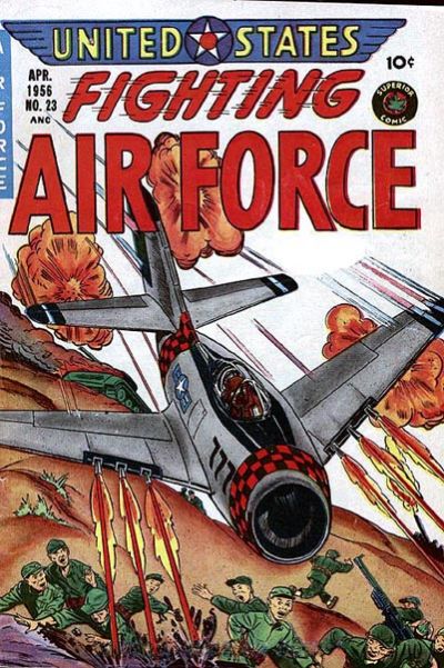 Cover for U.S. Fighting Air Force (Superior, 1952 series) #23