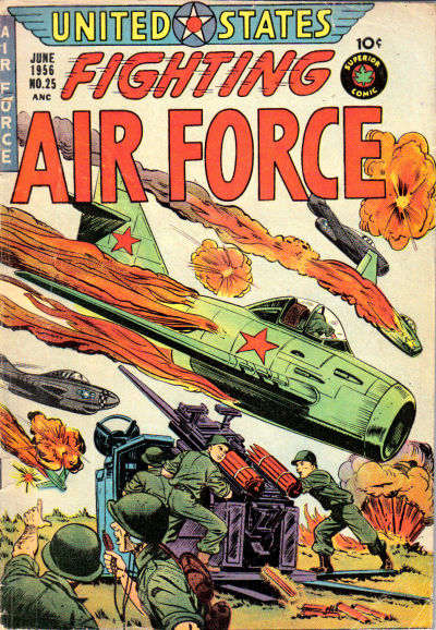 Cover for U.S. Fighting Air Force (Superior, 1952 series) #25