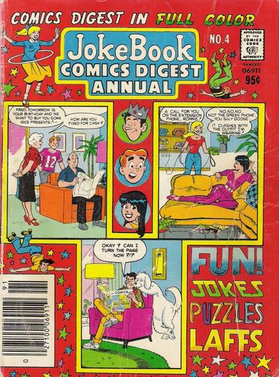 Cover for Jokebook Comics Digest Annual (Archie, 1977 series) #4