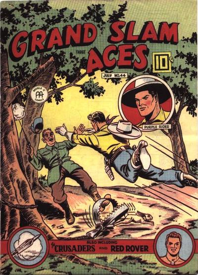 Cover for Grand Slam Three Aces Comics (Anglo-American Publishing Company Limited, 1945 series) #44