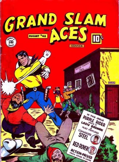 Cover for Grand Slam Three Aces Comics (Anglo-American Publishing Company Limited, 1945 series) #45