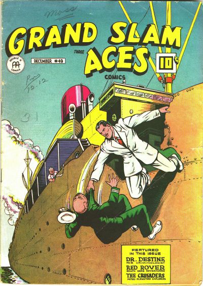Cover for Grand Slam Three Aces Comics (Anglo-American Publishing Company Limited, 1945 series) #49
