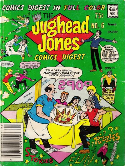 Cover for The Jughead Jones Comics Digest (Archie, 1977 series) #6