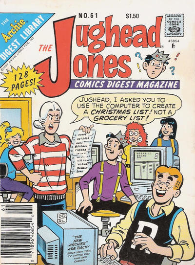 Cover for The Jughead Jones Comics Digest (Archie, 1977 series) #61