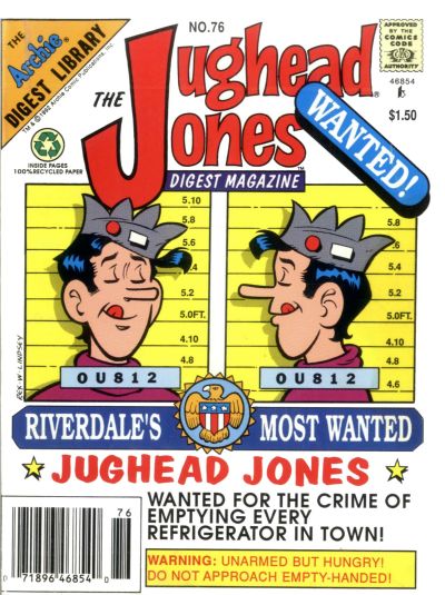 Cover for The Jughead Jones Comics Digest (Archie, 1977 series) #76