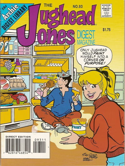 Cover for The Jughead Jones Comics Digest (Archie, 1977 series) #93 [Direct Edition]