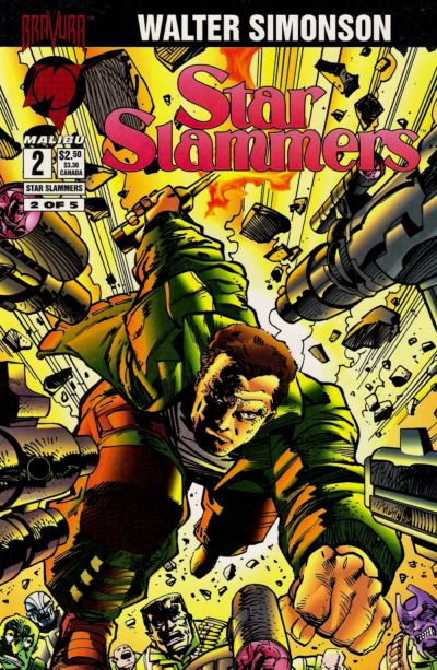 Cover for Star Slammers (Malibu, 1994 series) #2