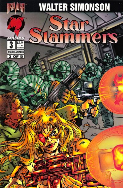 Cover for Star Slammers (Malibu, 1994 series) #3