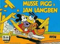 Cover Thumbnail for Musse Pigg & Jan Långben [julalbum] (Semic, 1972 series) #1974