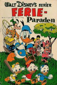 Cover for Walt Disney's serier (Richters Förlag AB, 1950 series) #6/1956