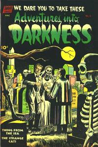 Cover for Adventures into Darkness (Pines, 1952 series) #6