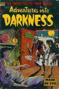 Cover for Adventures into Darkness (Pines, 1952 series) #8