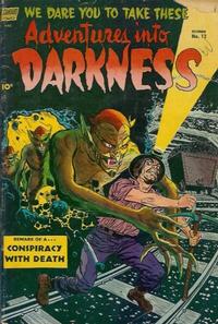 Cover Thumbnail for Adventures into Darkness (Pines, 1952 series) #12