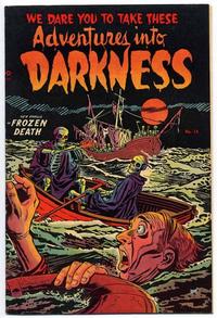 Cover Thumbnail for Adventures into Darkness (Pines, 1952 series) #14