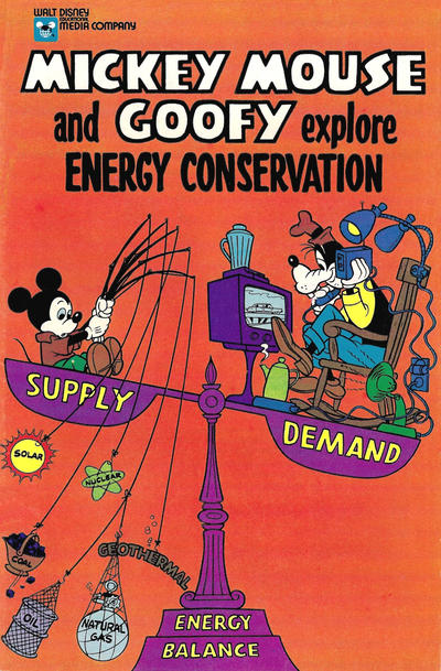 Cover for Mickey Mouse and Goofy Explore Energy Conservation (Disney, 1978 series) 