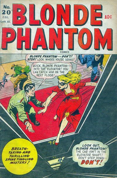 Cover for Blonde Phantom Comics (Bell Features, 1948 series) #20