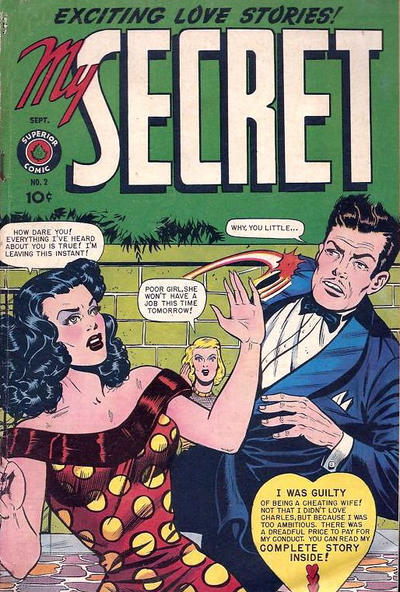 Cover for My Secret (Superior, 1949 series) #2