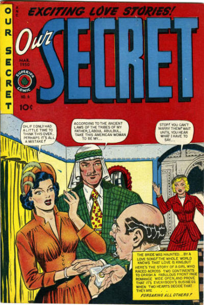 Cover for Our Secret (Superior, 1949 series) #6