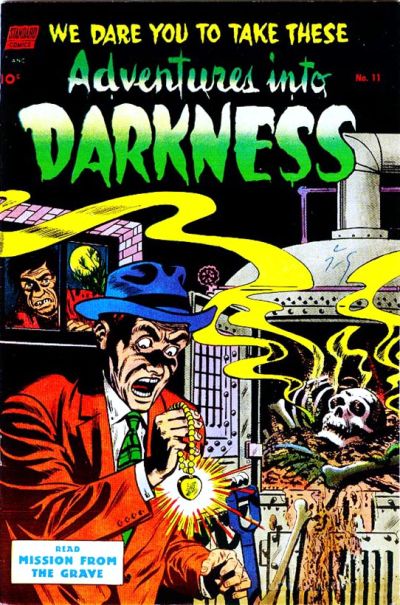 Cover for Adventures into Darkness (Pines, 1952 series) #11