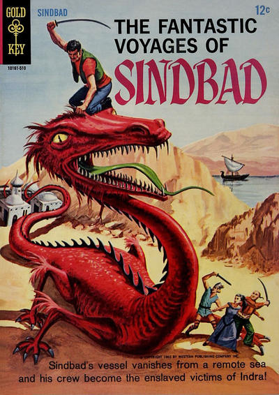Cover for The Fantastic Voyages of Sindbad (Western, 1965 series) #1