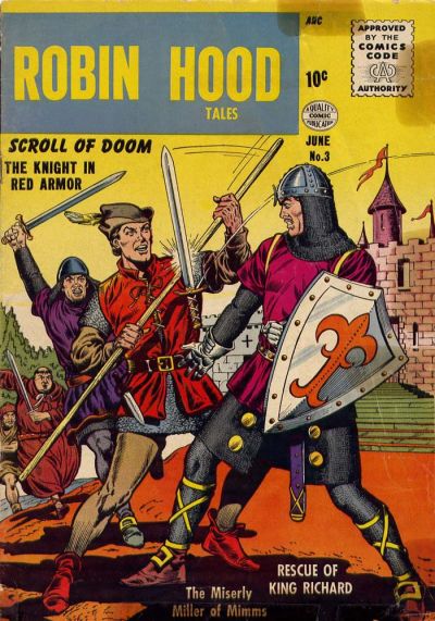 Cover for Robin Hood Tales (Quality Comics, 1956 series) #3
